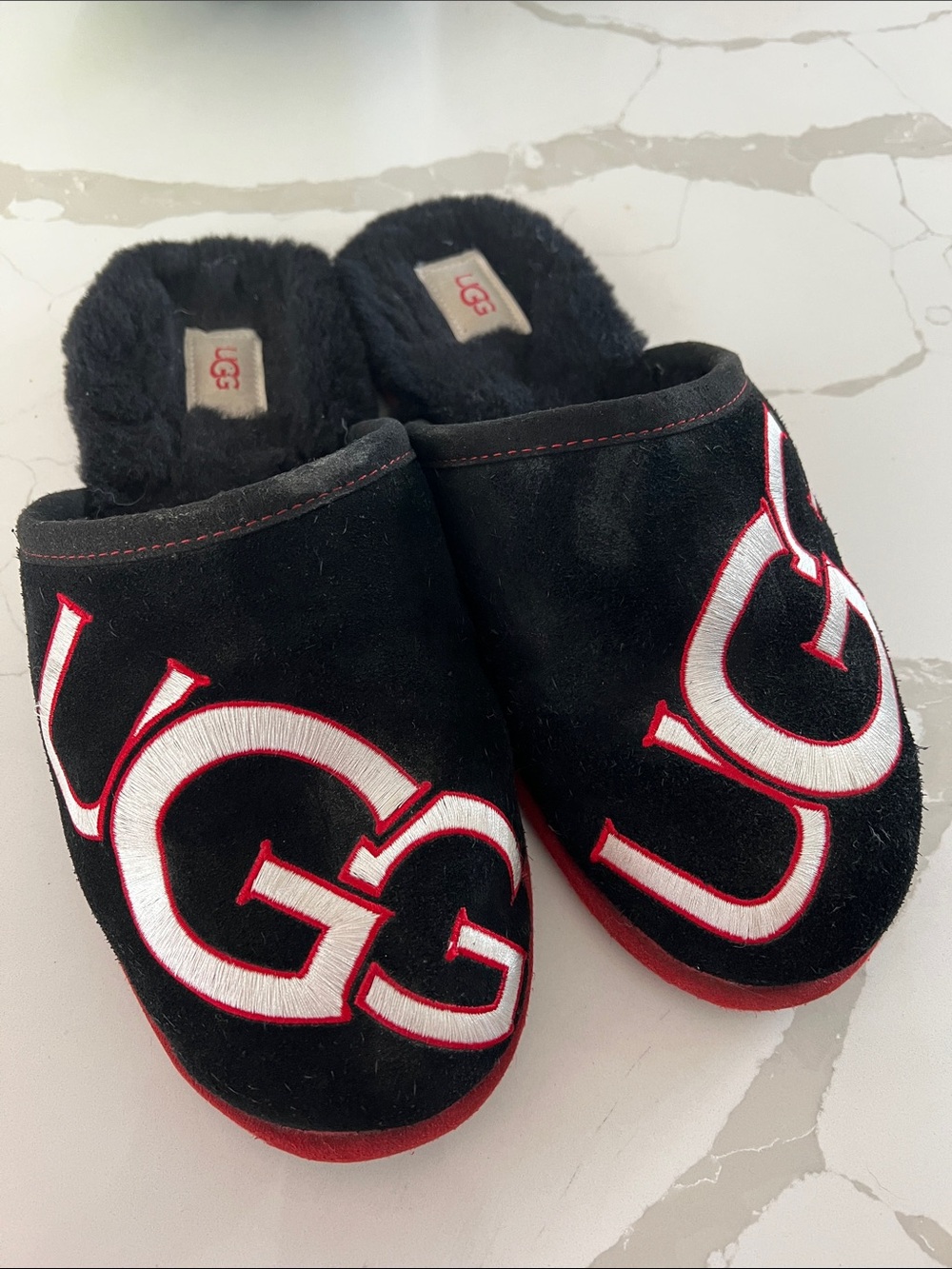 Men’s Scuff UGG Logo Slide Slippers